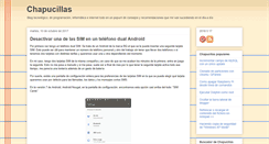 Desktop Screenshot of chapucillas.spuas.com