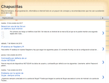 Tablet Screenshot of chapucillas.spuas.com